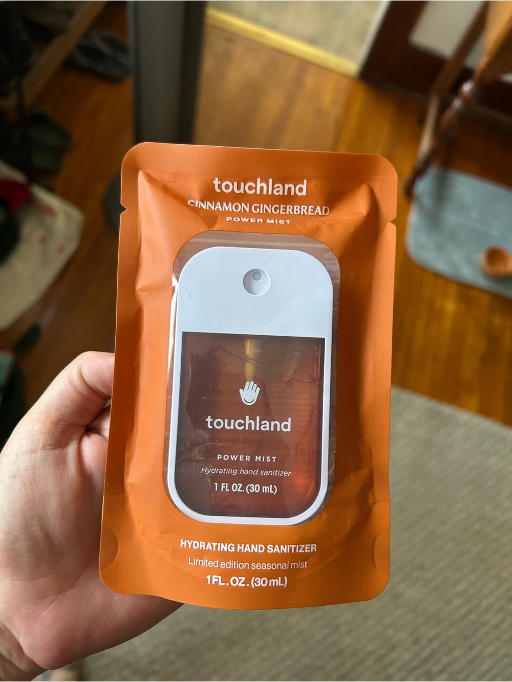 Touchland Cinnamon Gingerbread Power Mist Hand Sanitizer